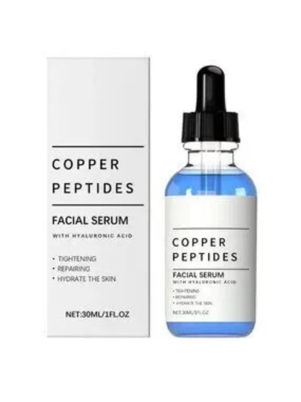 Copper Titanium Essence Hyaluronic Acid Face Serum – New